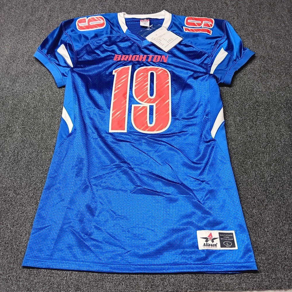 Brighton Football Jersey 19 Sewn Adult Large‎ Blue Red Extra Long